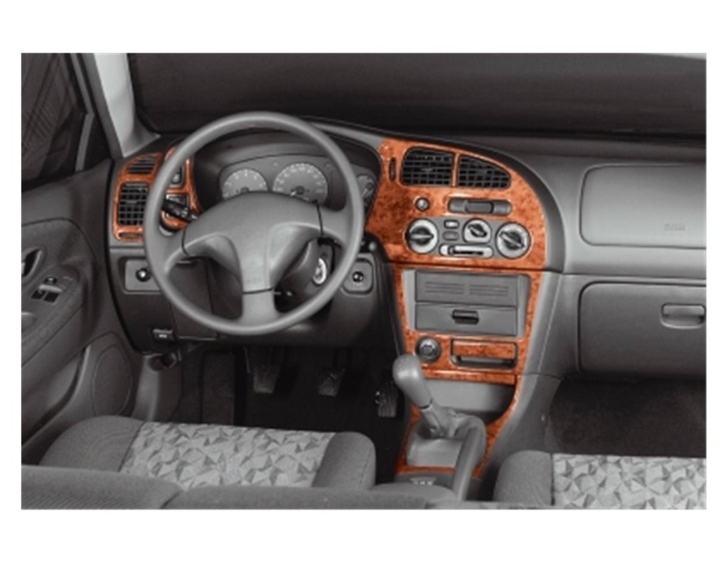 Mitsubishi Colt - Lancer V 03.96 - 04.04 Kit Rivestimento Cruscotto all'interno del veicolo Cruscotti personalizzati 10-Decori