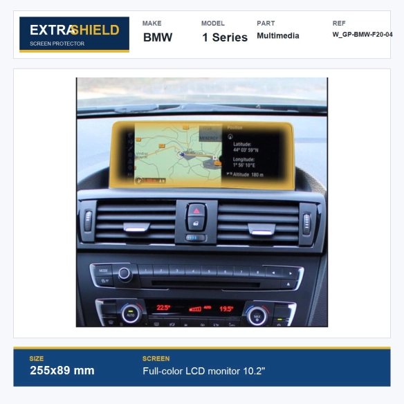 BMW 1 Series Multimedia ExtraShield Screen Protector