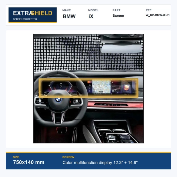 BMW iX Screen ExtraShield Screen Protector