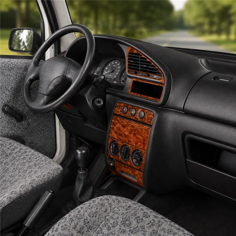 Peugeot Partner 1996-2002 kit cruscotto 3D, 14 pezzi