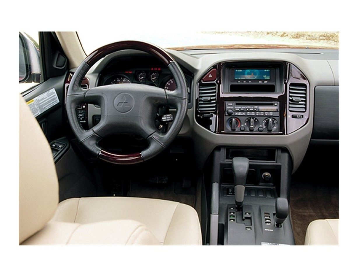 Mitsubishi Pajero 01.01 - 05.04 Kit Rivestimento Cruscotto all'interno del veicolo Cruscotti personalizzati 22-Decori