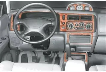 Mitsubishi Pajero Sport 11.98 - 04.02 Kit Rivestimento Cruscotto all'interno del veicolo Cruscotti personalizzati 12-Decori