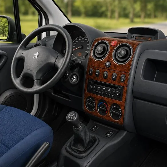 Peugeot Partner 2002-2008 kit cruscotto 3D, 11 pezzi