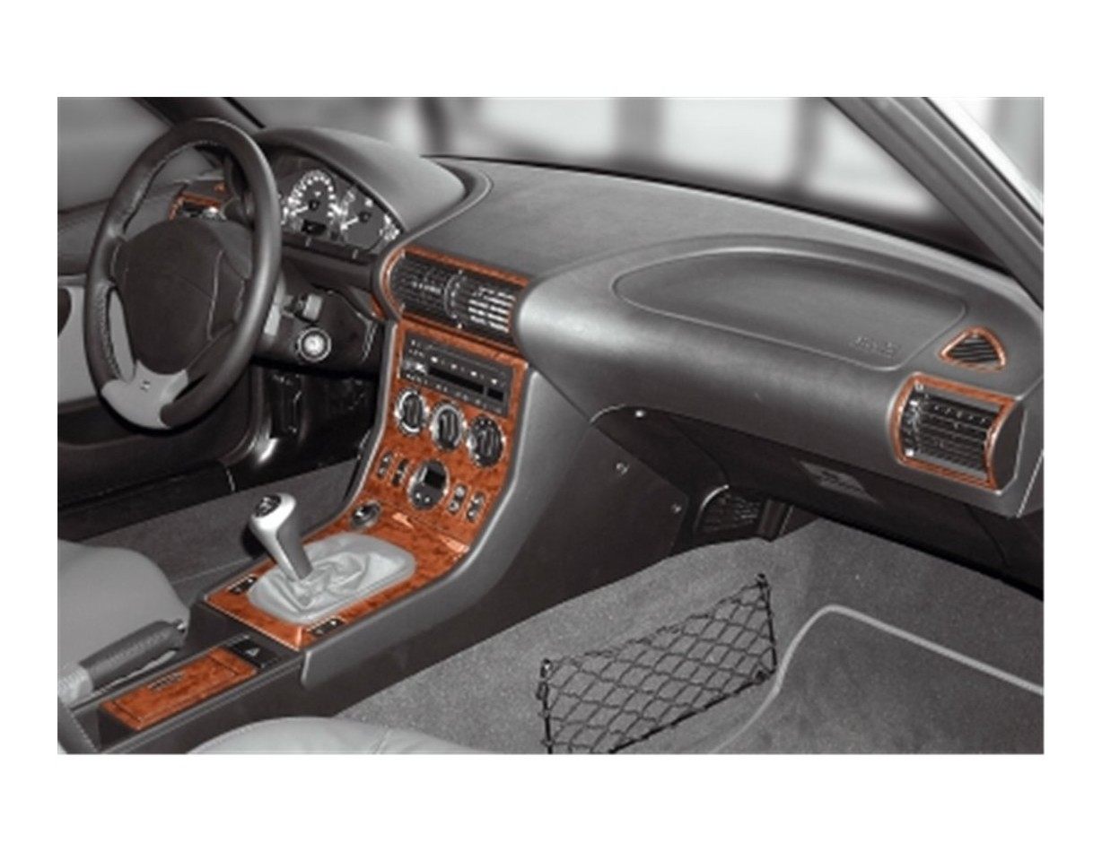BMW Z3 E36 - 8 04.1999 Kit Rivestimento Cruscotto all'interno del veicolo Cruscotti personalizzati 41-Decori