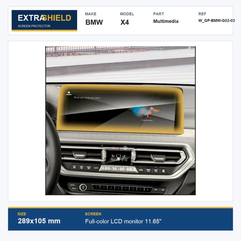 BMW X4 Multimedia ExtraShield Screen Protector