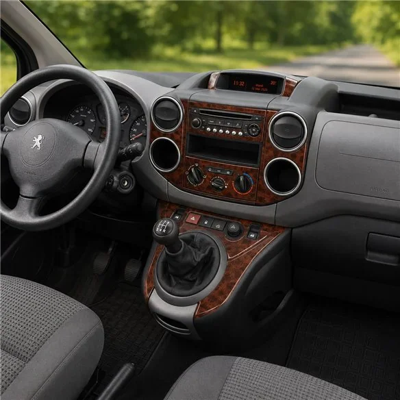 Peugeot Partner 2008+ kit cruscotto 3D, 40 pezzi