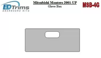 Mitsubishi Pajero/Montero 2000-2006 glowe-box Cruscotto BD Rivestimenti interni