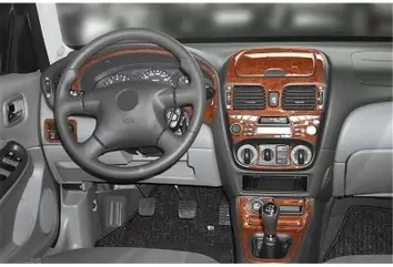 Nissan Almera 04.00 - 02.03 Kit Rivestimento Cruscotto all'interno del veicolo Cruscotti personalizzati 18-Decori