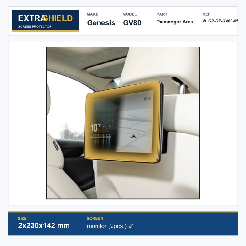Genesis GV80 Passenger Area ExtraShield Screen Protector