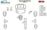 Nissan Juke 2011-UP Mascherine sagomate per rivestimento cruscotti 