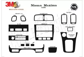 Nissan Maxima 02.95 - 01.00 Kit Rivestimento Cruscotto all'interno del veicolo Cruscotti personalizzati 15-Decori