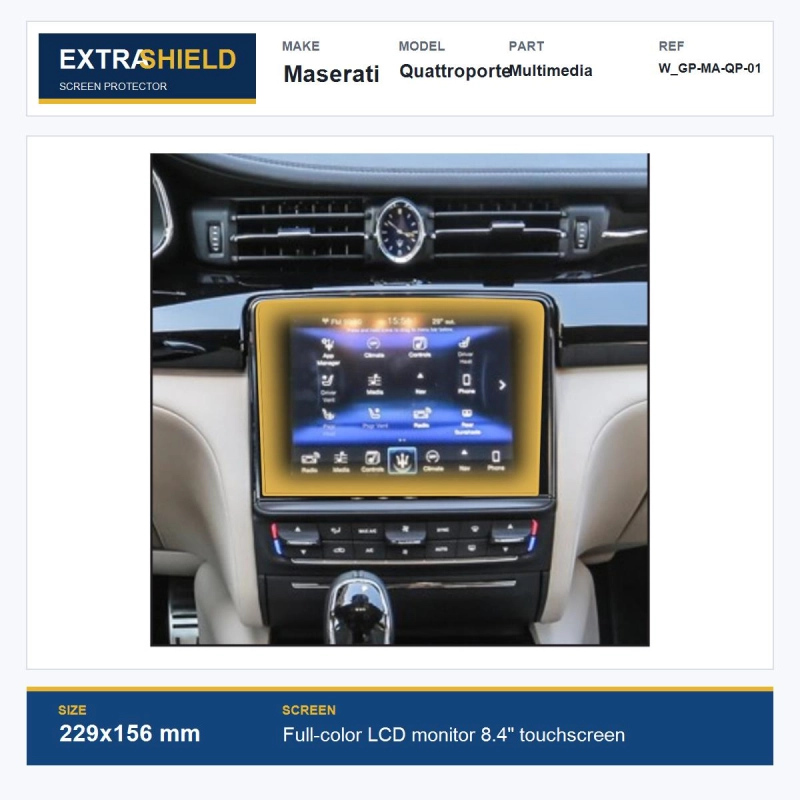 Maserati Quattroporte Multimedia ExtraShield Screen Protector