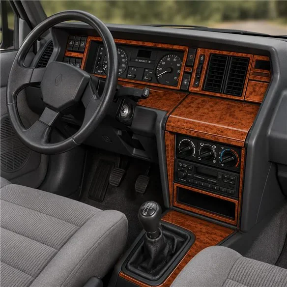 Renault 21 Manager 1989-1993 kit cruscotto 3D, 21 pezzi