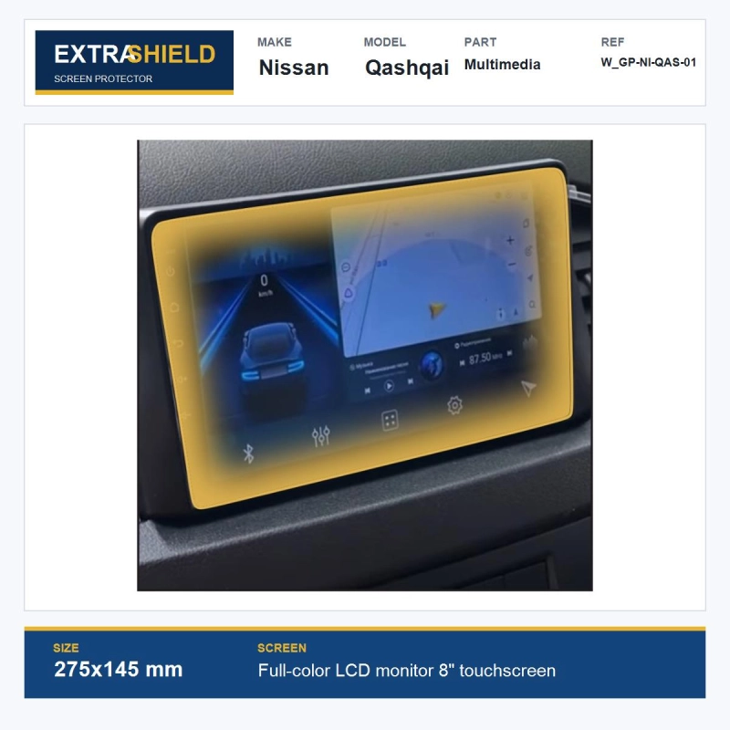 Nissan Qashqai Multimedia ExtraShield Screen Protector
