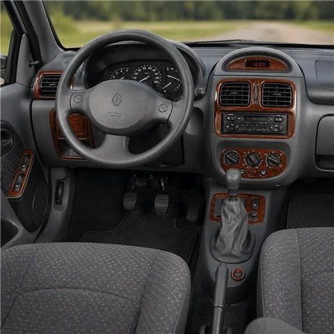 Renault Clio 1998-2001 kit cruscotto 3D, 18 pezzi