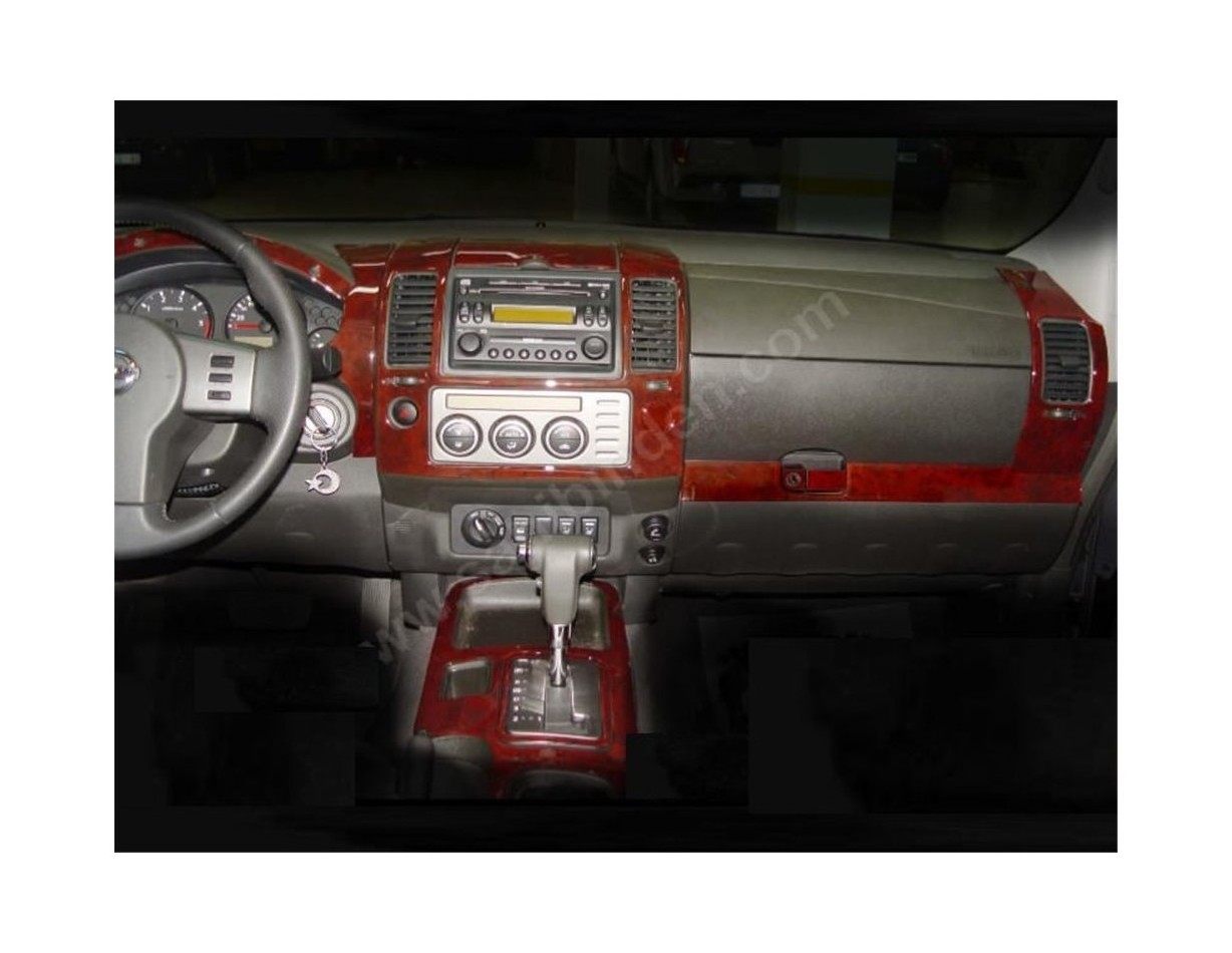Nissan Navara D40 02.06 - 12.10 Kit Rivestimento Cruscotto all'interno del veicolo Cruscotti personalizzati 12-Decori