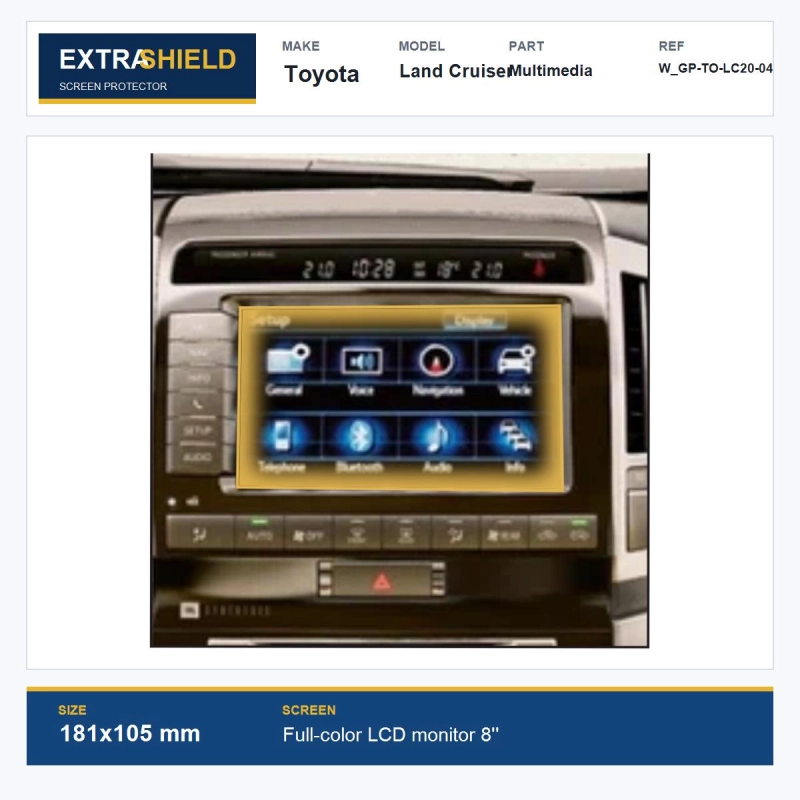 Toyota Land Cruiser Multimedia ExtraShield Screen Protector