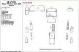 Nissan Pathfinder 1994-1995 Basic Set, 16 Parts Mascherine sagomate per rivestimento cruscotti 