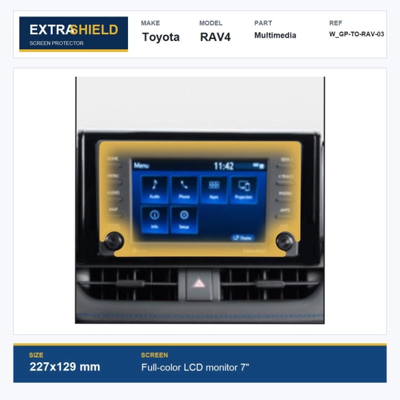 Toyota RAV4 Multimedia ExtraShield Screen Protector