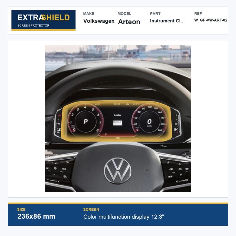 Volkswagen Arteon Instrument Cluster ExtraShield Screen Protector