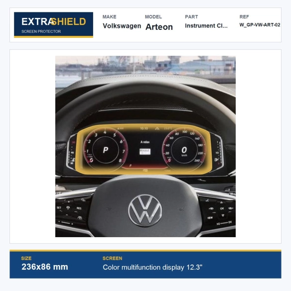 Volkswagen Arteon Instrument Cluster ExtraShield Screen Protector