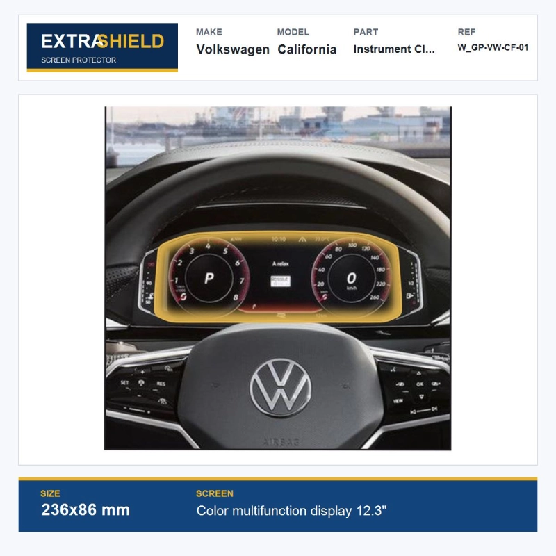 Volkswagen California Instrument Cluster ExtraShield Screen Protector