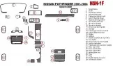 Nissan Pathfinder 2001-2004 OEM Compliance Mascherine sagomate per rivestimento cruscotti 