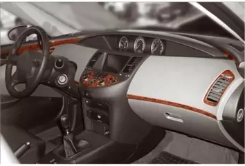 Nissan Primera 06.02 - 06.06 Kit Rivestimento Cruscotto all'interno del veicolo Cruscotti personalizzati 12-Decori