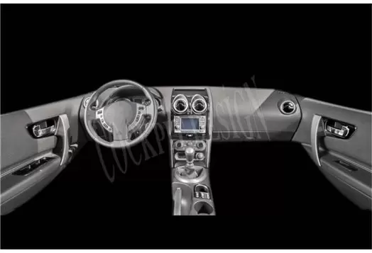 Nissan QashqaÄ± 01.2013 Kit Rivestimento Cruscotto all'interno del veicolo Cruscotti personalizzati 21-Decori