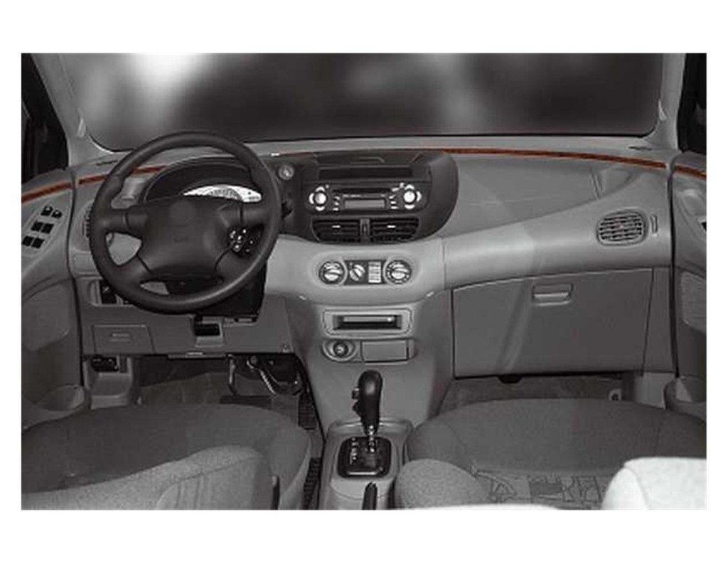 Nissan Tino 01.2000 Kit Rivestimento Cruscotto all'interno del veicolo Cruscotti personalizzati 6-Decori