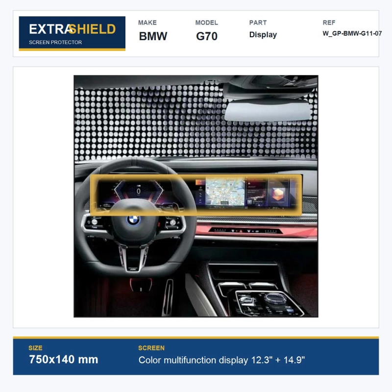 BMW G70 Display ExtraShield Screen Protector