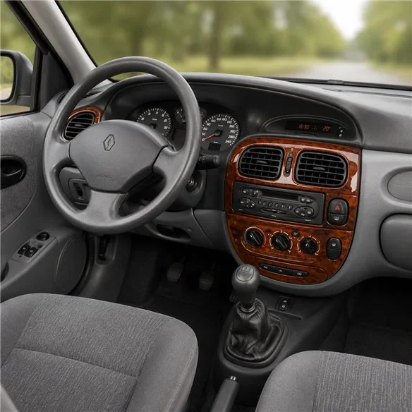 Renault Megane 1999-2003 kit cruscotto 3D, 17 pezzi