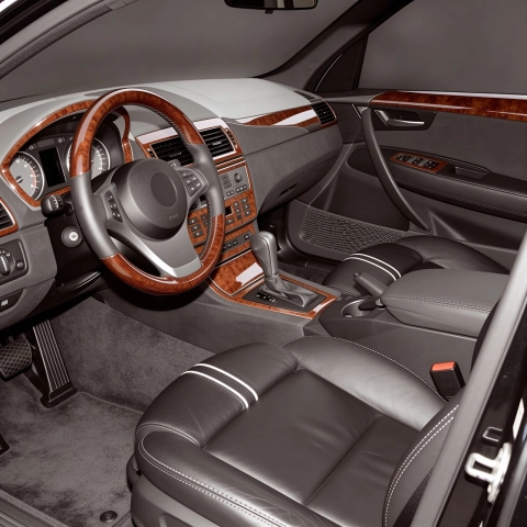 BMW X3 E83 2003+ climatizzatore kit cruscotto 3D, 12 pezzi 2