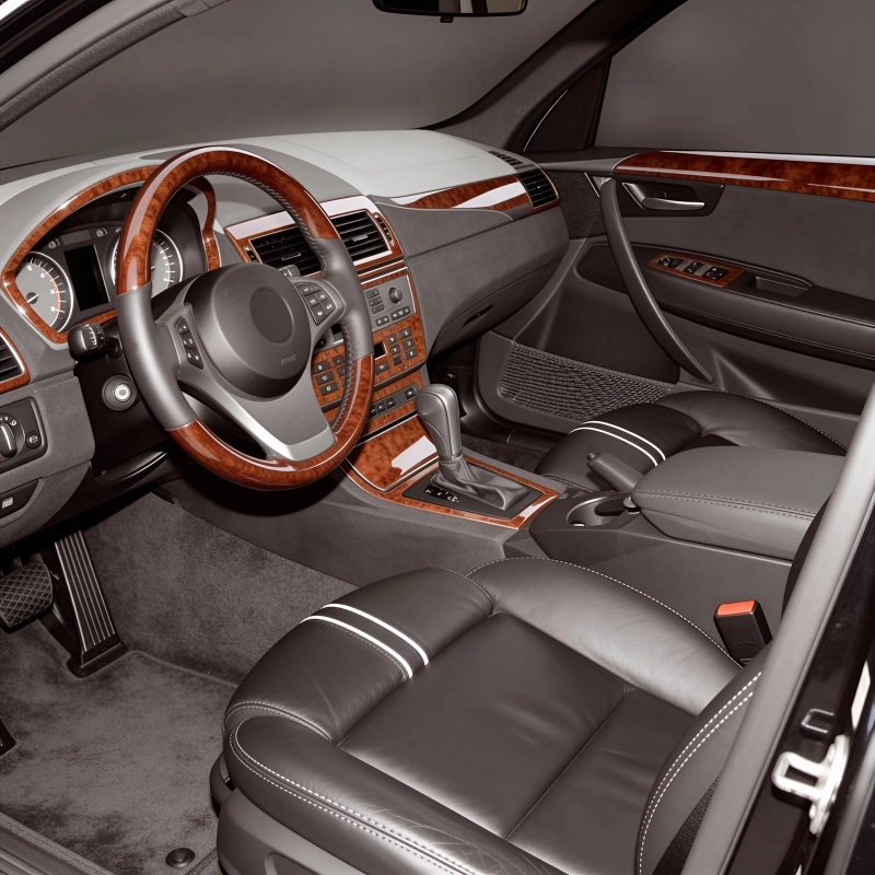 BMW X3 E83 2003+ climatizzatore kit cruscotto 3D, 12 pezzi