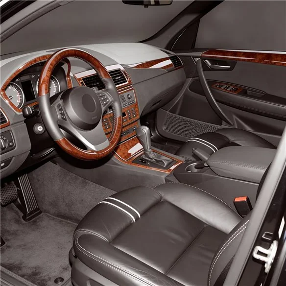 BMW X3 E83 2003+ climatizzatore kit cruscotto 3D, 12 pezzi