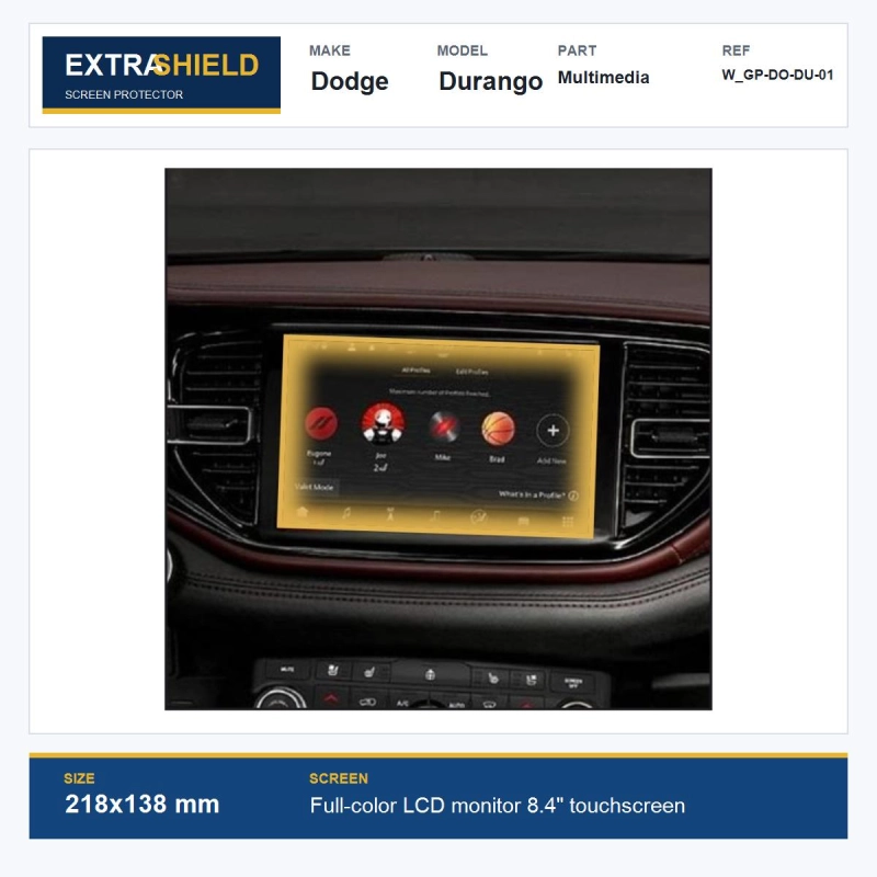 Dodge Durango Multimedia ExtraShield Screen Protector