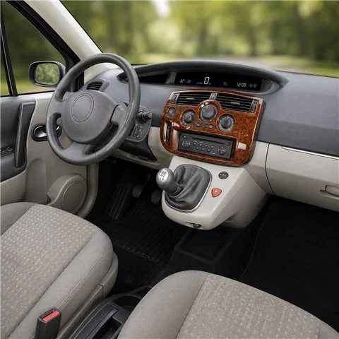 Renault Megane Scenic 2003-2010 kit cruscotto 3D, 7 pezzi