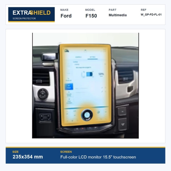 Ford F150 Multimedia ExtraShield Screen Protector