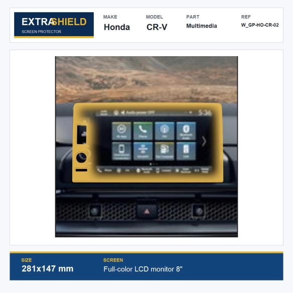 Honda CR-V Multimedia ExtraShield Screen Protector