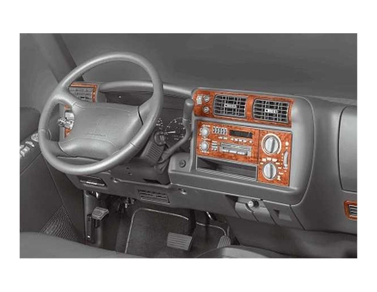 Chevrolet Blazer 01.1995 Kit Rivestimento Cruscotto all'interno del veicolo Cruscotti personalizzati 17-Decori