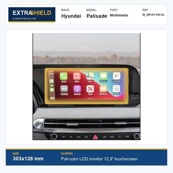 Hyundai Palisade Multimedia ExtraShield Screen Protector
