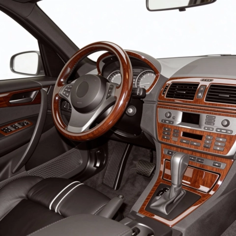 BMW X3 E83 2003+ kit cruscotto 3D, 12 pezzi