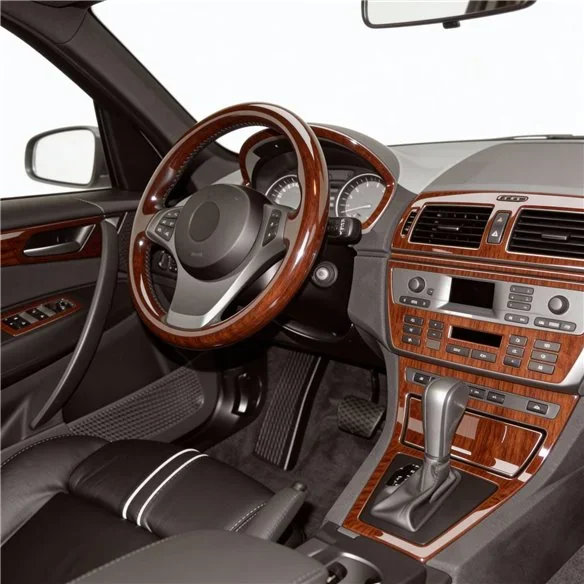 BMW X3 E83 2003+ kit cruscotto 3D, 12 pezzi