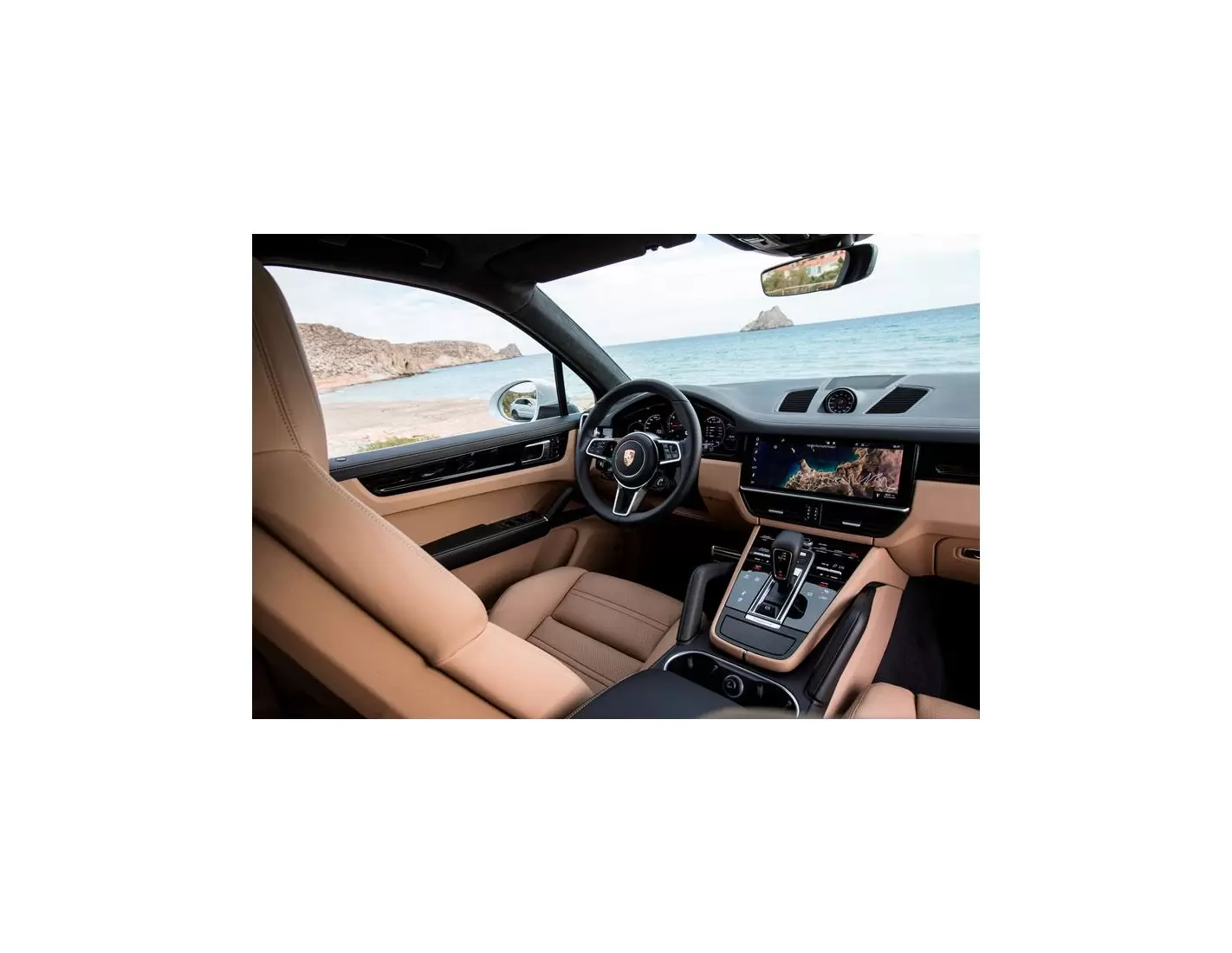 Porsche Cayenne 2018 9Y0 / 9Y3 Mittelkonsole Armaturendekor Cockpit Dekor 87 -Teile
