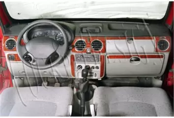 Nissan Kubistar 06.98 - 09.08 Kit Rivestimento Cruscotto all'interno del veicolo Cruscotti personalizzati 10-Decori
