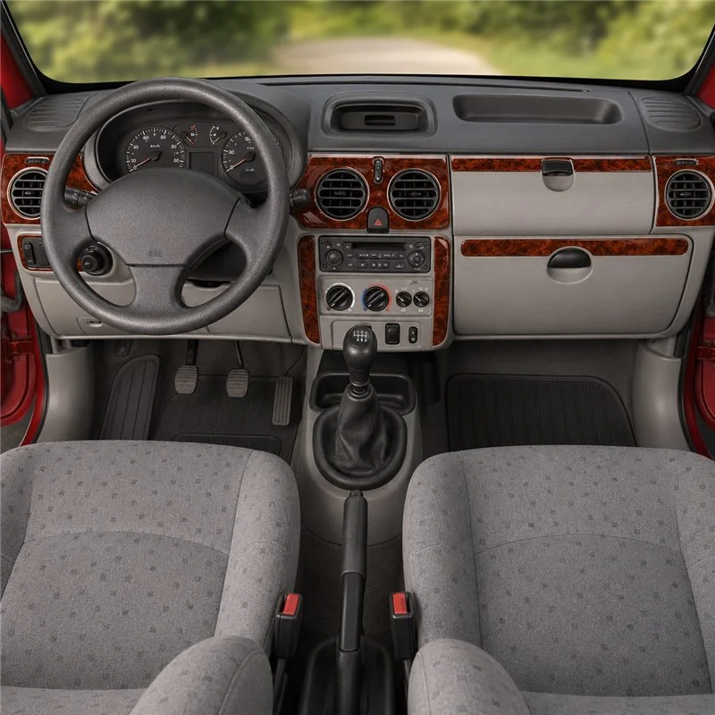 Renault Kangoo-Nissan Kubistar 1998-2008 kit cruscotto 3D, 10 pezzi