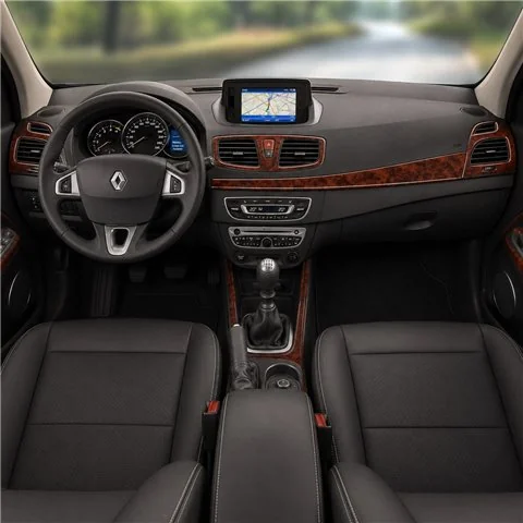 Renault Fluence 2010+ kit cruscotto 3D, 13 pezzi