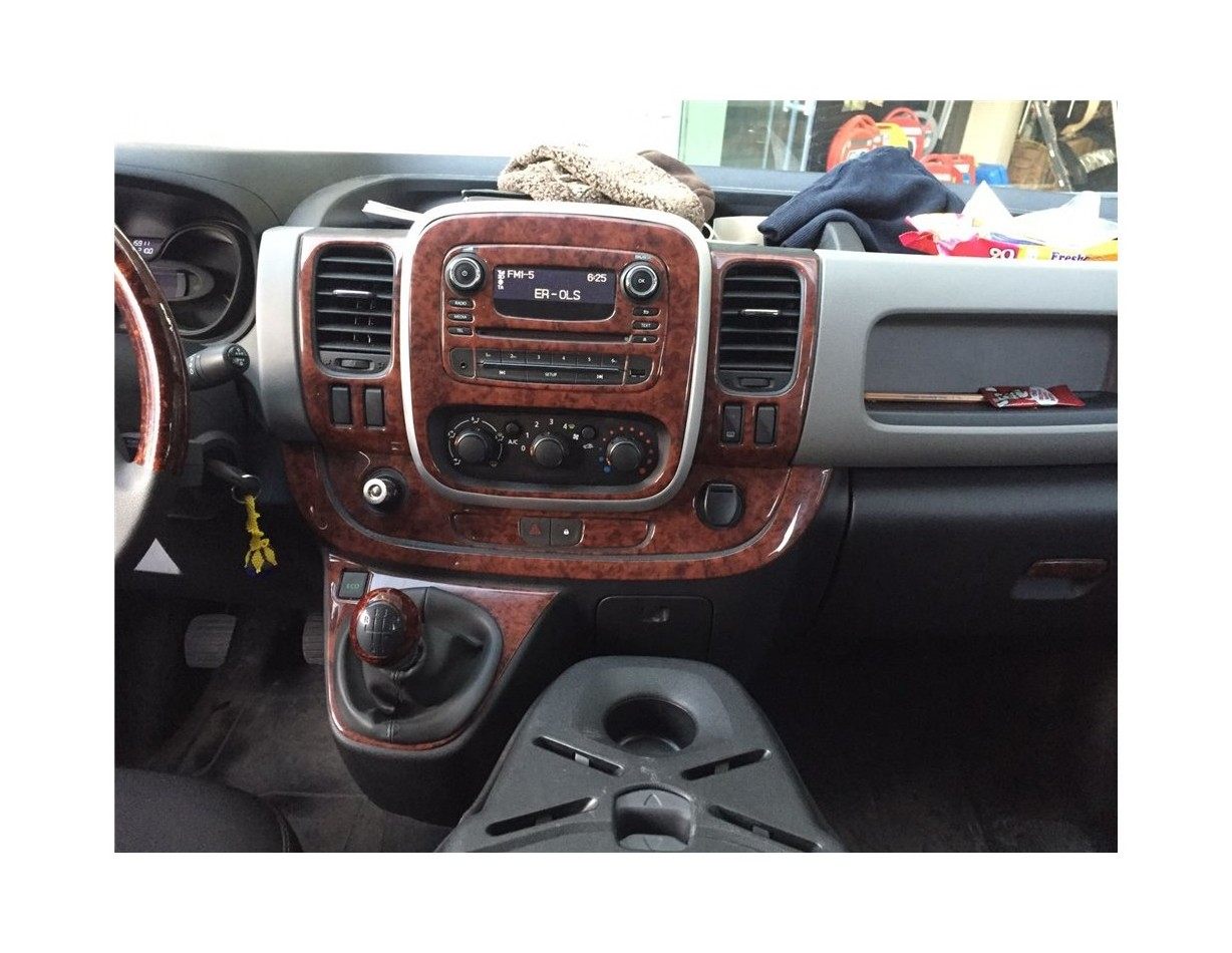 Renault Trafic-Nissan Primastar 01.2011 Kit Rivestimento Cruscotto all'interno del veicolo Cruscotti personalizzati 16-Decori