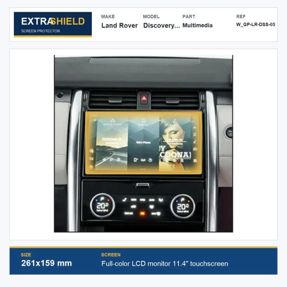 Land Rover Discovery Sport Multimedia ExtraShield Screen Protector