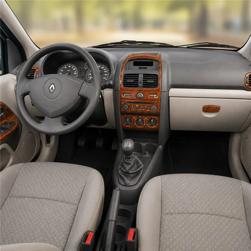 Renault Clio Symbol 2008+ kit cruscotto 3D, 11 pezzi